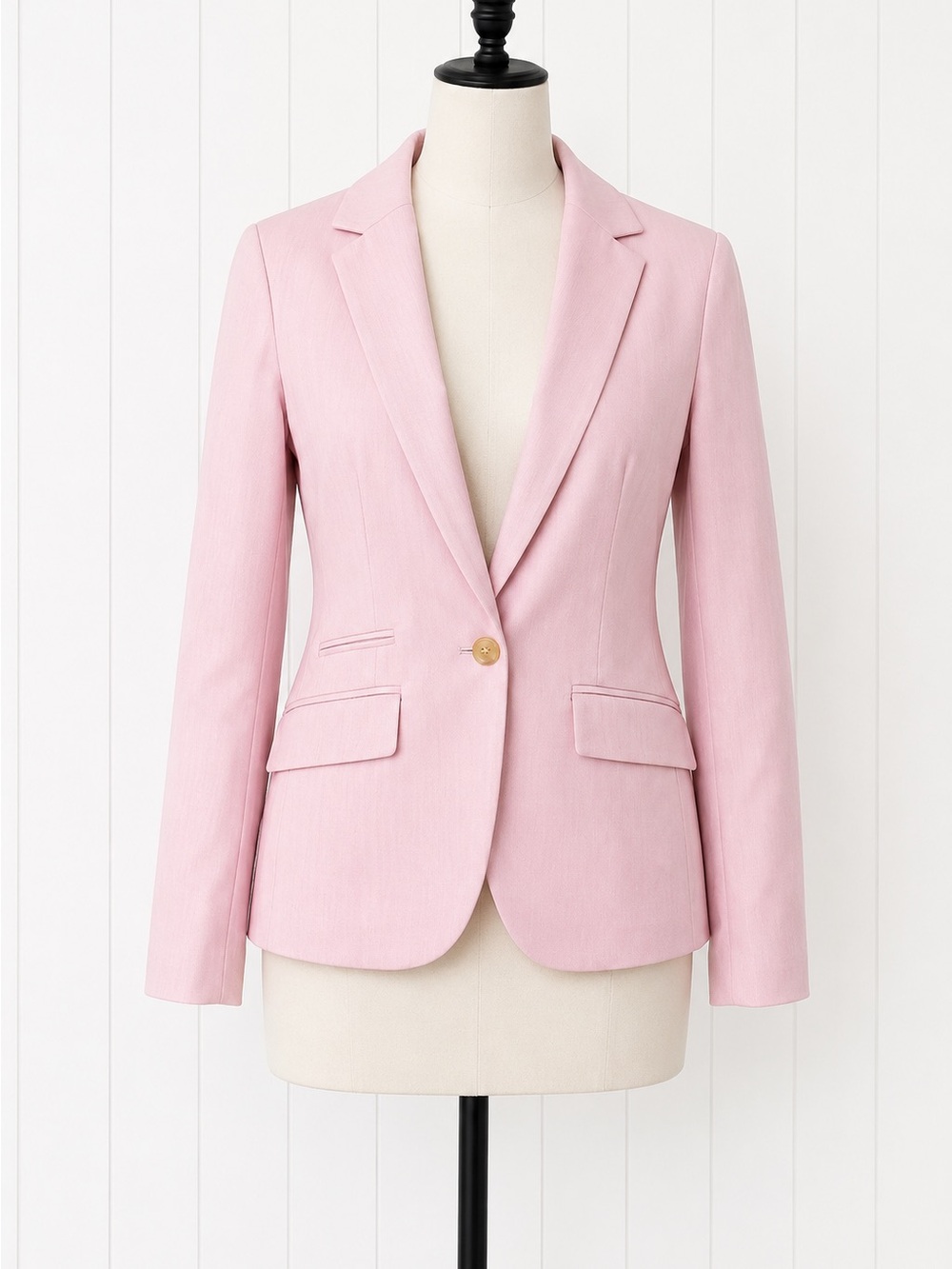 Banana Republic Light Pink Single-Button Tailored Blazer NWOT